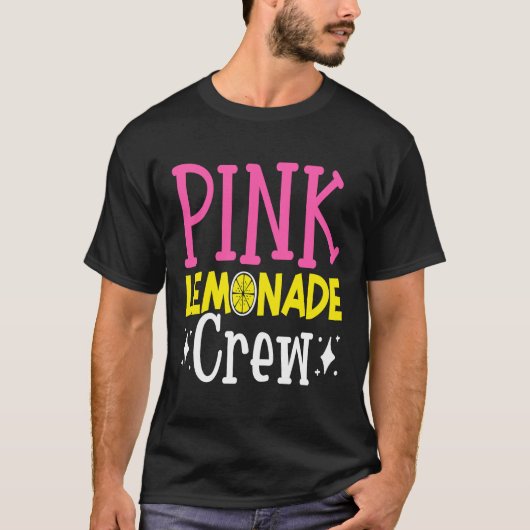 T-shirt Pink Lemonade Crew Lemon Juice Boss 17 (Devant)
