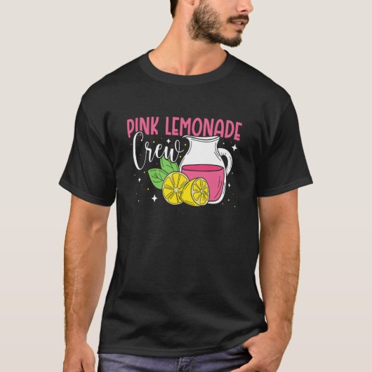 T-shirt Pink Lemonade Crew Lemon Juice Boss 6 (Devant)