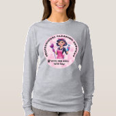 T-shirt Pink Maid Janitorial Cleaning Service Uniform (Devant)