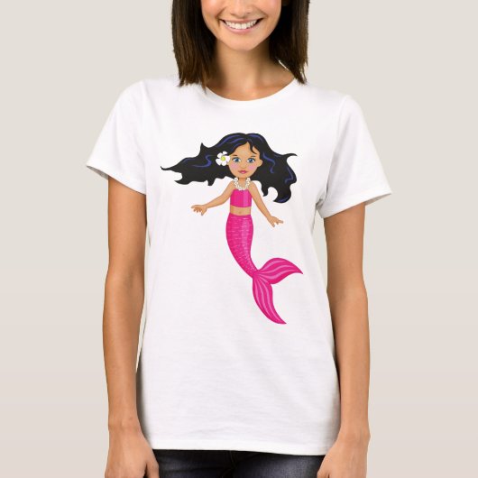 T-shirt Pink Mermaid (Devant)