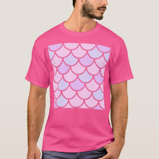 T-shirt Pink mermaid scales