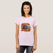 T-shirt Pink_Mon Trail Rig dévale (Devant entier)