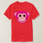 T-shirt Pink Monkey 1 (Design devant)