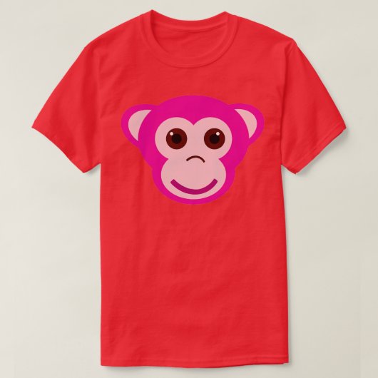 T-shirt Pink Monkey 1 (Design devant)