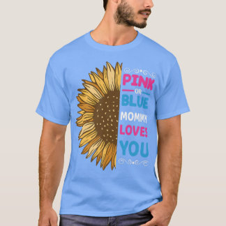 T-shirt Pink or Blue Baby Genre Reveillez Faire-part Sunfl