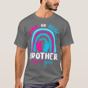 T-shirt Pink or Blue Brother vous aime Fête de la Révélati