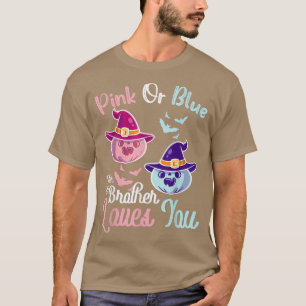 T-shirt Pink or Blue Brother vous aime Halloween Genre R