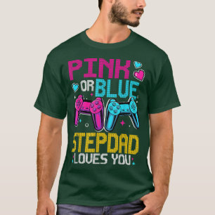 T-shirt Pink or Blue Genre Révéler Vidéo Jeu Papa Gamer St