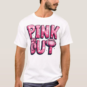 T-shirt Pink Out Football Mois de sensibilisation au cance