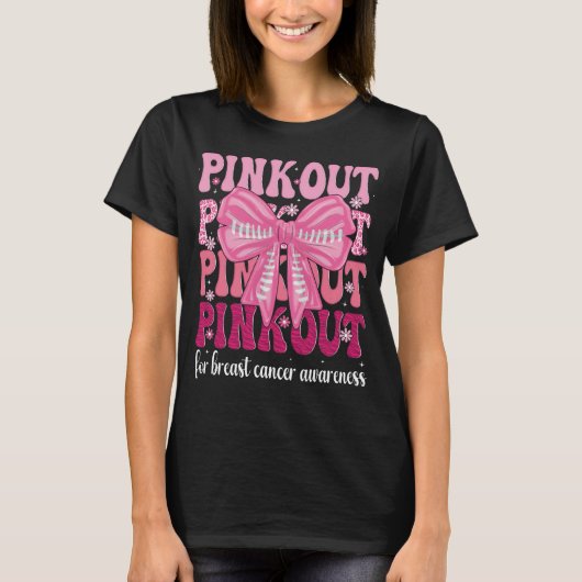 T-shirt Pink Out pour le Mois de sensibilisation au cancer (Devant)
