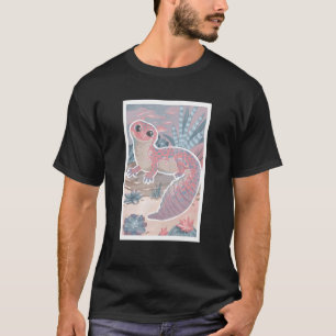 T-shirt Pink Pastel Leopard Gecko Pet Lizard Cute Reptile