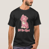 T-shirt Pink Preppy Go Get 'Em Tiger (Devant)