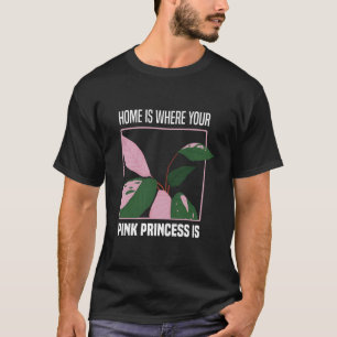 T-shirt Pink Princess Houseplant Hobby Gardener Venin Idea