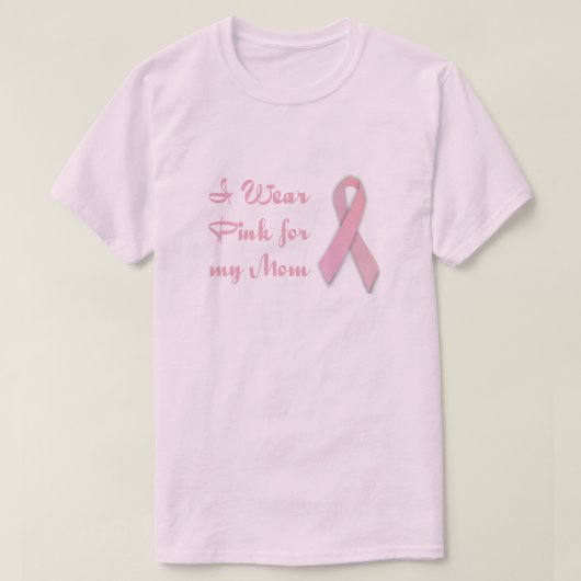 T-shirt Pink Ribbon (Design devant)