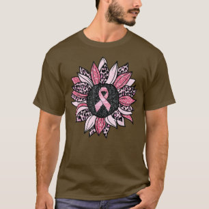 T-shirt Pink Ribbon Daisy Sunflower Cancer du sein Prix