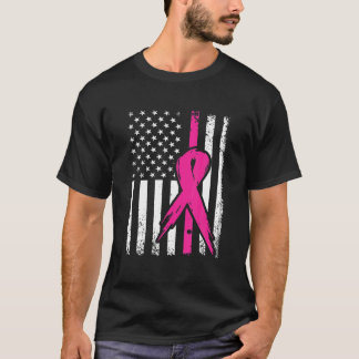 T-shirt Pink Ribbon Sensibilisation au cancer du sein Drap