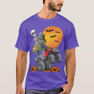 T-shirt Pink Spooky Halloween Monster Truck Pumkin Mummy