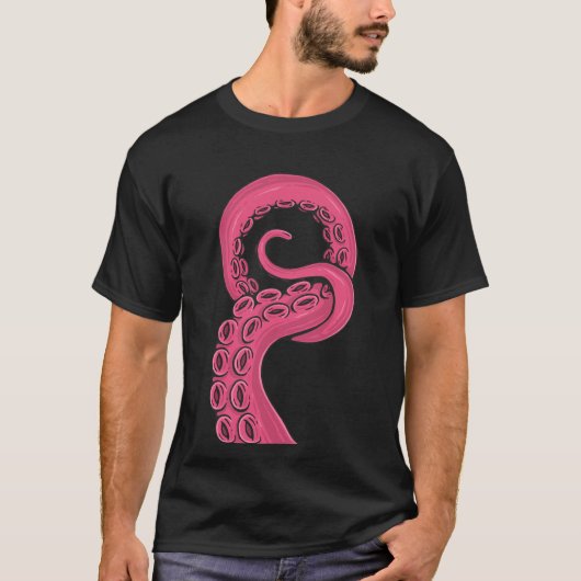 T-shirt Pink Tentacle (Devant)