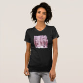 T-shirt Pink Winter Forest  (Devant entier)