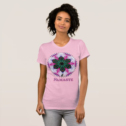 T-shirt Pinkie Namaste Kaleidoscope (Devant entier)