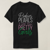 T-shirt Pinkies Pearls Kamala Harris Vice-présidente de l' (Design devant)