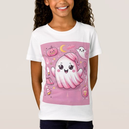 👻 🎀 T-shirt Pinkoween pour filles ! 🎀 👻 (Devant)