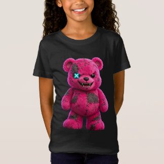 T-Shirt Pinky Cute Pink Halloween Kids Teddy Bear Plush