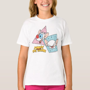 T-shirt Pinky et le cerveau Graphiques de caractères rét