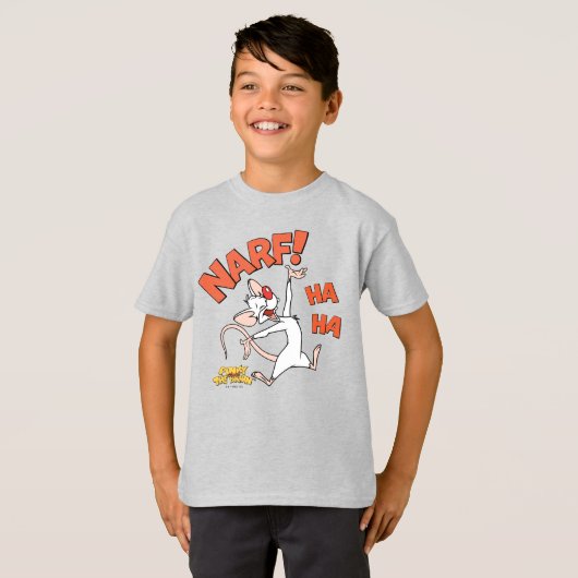 T-shirt Pinky et le cerveau | Pinky "Narf !" (Devant entier)