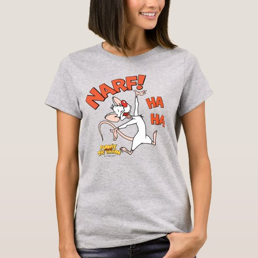T-shirt Pinky et le cerveau | Pinky "Narf !" (Devant)