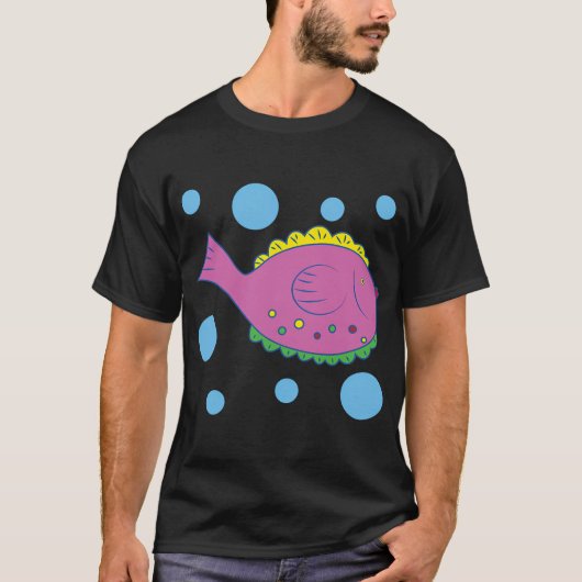 T-shirt Pinky fish (Devant)