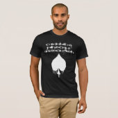 T-shirt Pinochle d'éclaboussure (Devant entier)