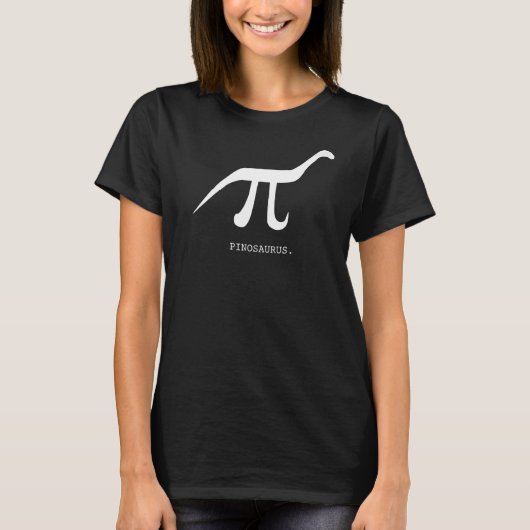 T-shirt Pinosaur Pi + dinosaure Math 6 (Devant)