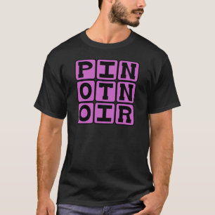 T-shirt Pinot Noir, Vin Rouge