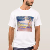 T-shirt Pins le long du rivage (Devant)