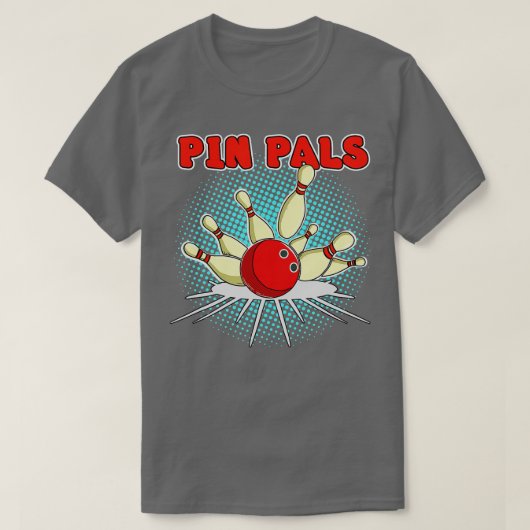 T-shirt Pins pour Bowlers Funny Bowling 1 (Design devant)