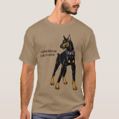 T-shirt pinscher de dobermann (Devant)