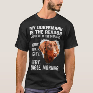T-shirt Pinscher de dobermann - Dobermann