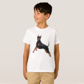 T-shirt Pinscher Doberman (Devant entier)