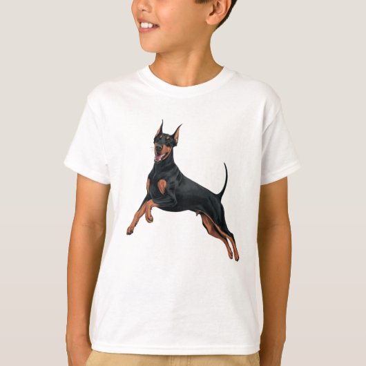 T-shirt Pinscher Doberman (Devant)