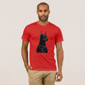 T-shirt Pinscher Dobermann (Devant entier)