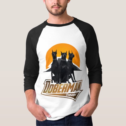 T-shirt Pinscher Dobermann (Devant)