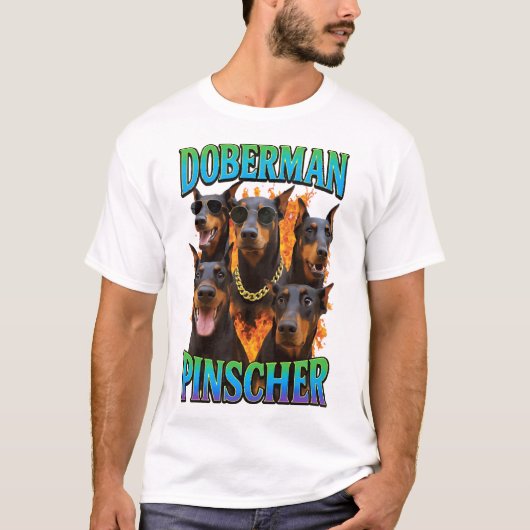 T-shirt Pinscher Dobermann (Devant)
