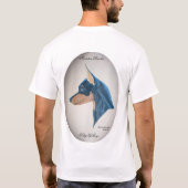 T-shirt Pinscher miniature (Dos)