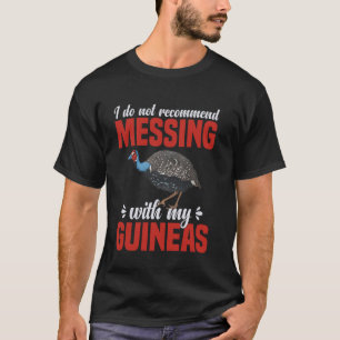 T-shirt Pintade Oiseau Céramique Poule Amoureux Peluche Pi