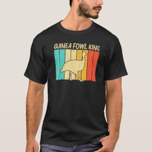 T-shirt Pintade Pour Hommes Papa Oiseau Ferme De Poulet