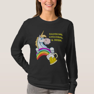 T-shirt Pinte d'or à l'extrémité de l'arc-en-ciel (plus la