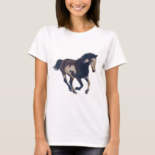 T-shirt Pinto American Paint Horse Wild Galloping