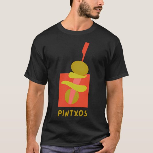 T-shirt Pintxos - San Sabastian Spain (Devant)