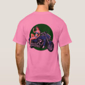 T-shirt Pinup 50's - Bleue (Dos)